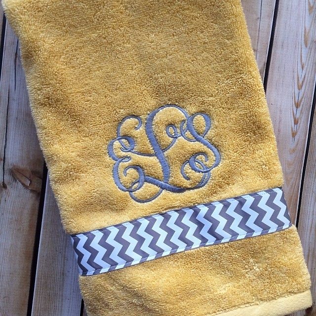 Monogrammed Hand Towels-