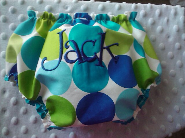 Blue and Lime Diaper Covers-boy diaper cover