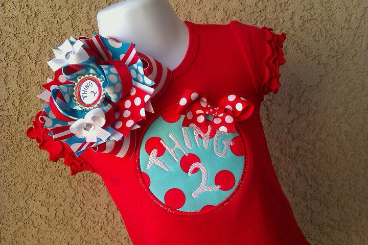 Thing 1 or Thing 2 Dress-