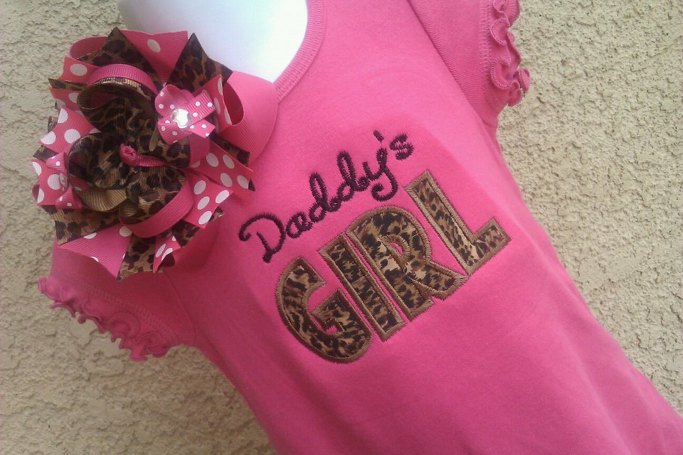 Leopard Daddys Girl Dress-