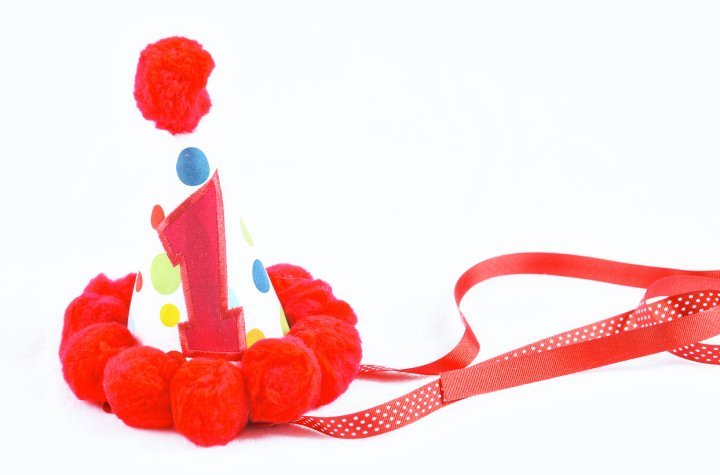 Red Polka Dot Party Hat-