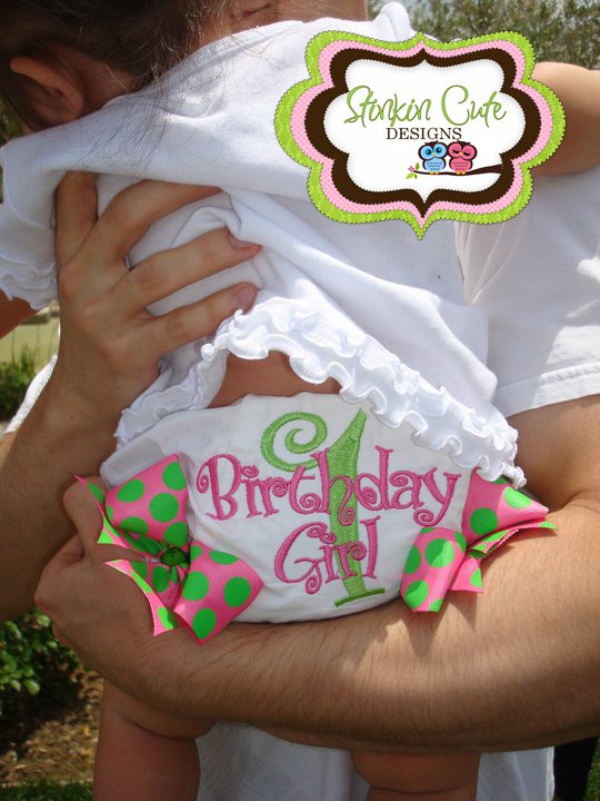 Birthday Personalized Diaper Covers-personalized bloomers